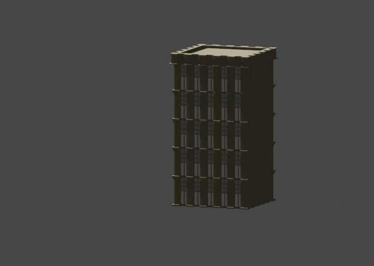 Incredible Pack Realistics Buildings Low-poly 3D model_120