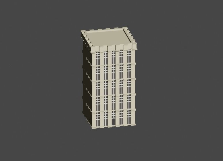 Incredible Pack Realistics Buildings Low-poly 3D model_112