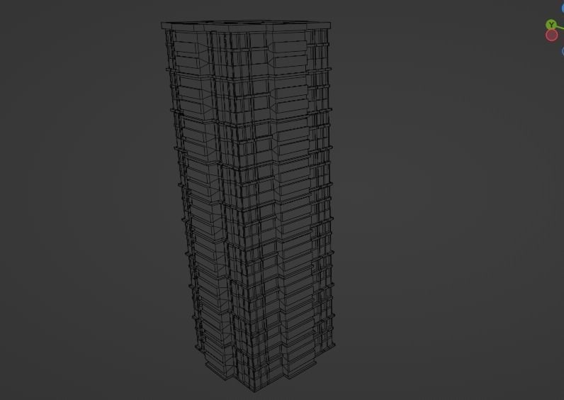 Incredible Pack Realistics Buildings Low-poly 3D model_54