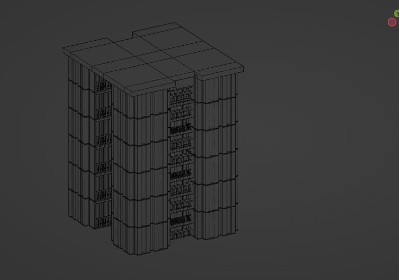 Incredible Pack Realistics Buildings Low-poly 3D model_14