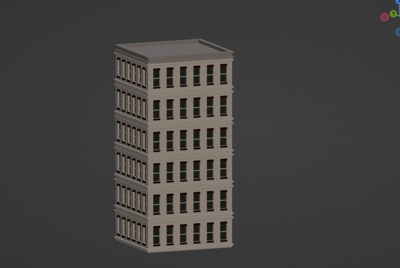 Incredible Pack Realistics Buildings Low-poly 3D model_41