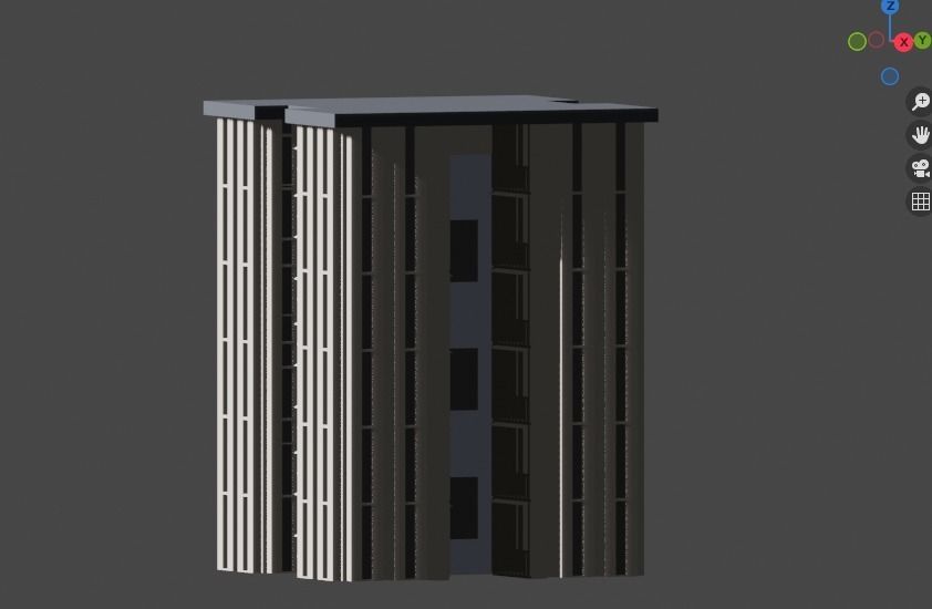 Incredible Pack Realistics Buildings Low-poly 3D model_96