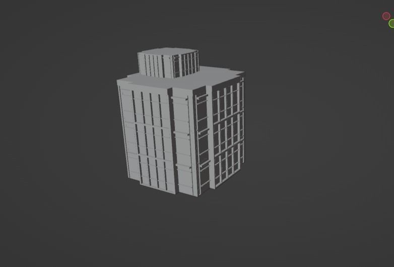 Incredible Pack Realistics Buildings Low-poly 3D model_23