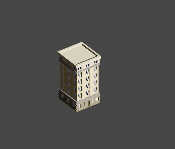 Incredible Pack Realistics Buildings Low-poly 3D model_57