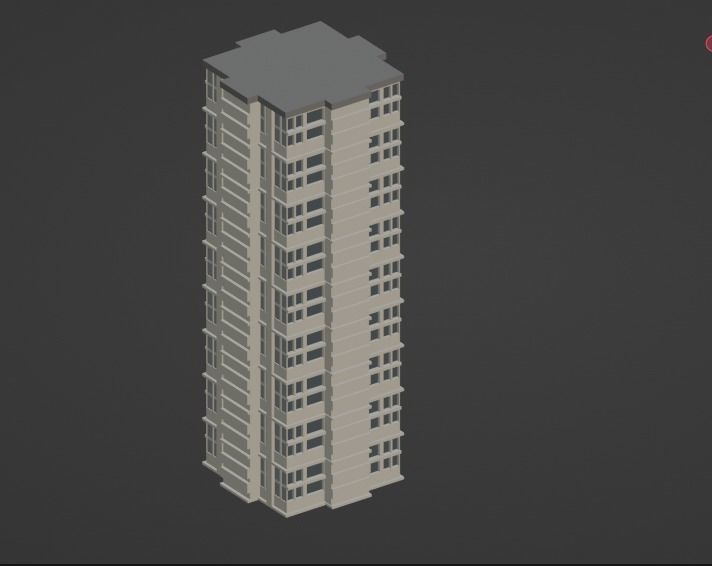 Incredible Pack Realistics Buildings Low-poly 3D model_99