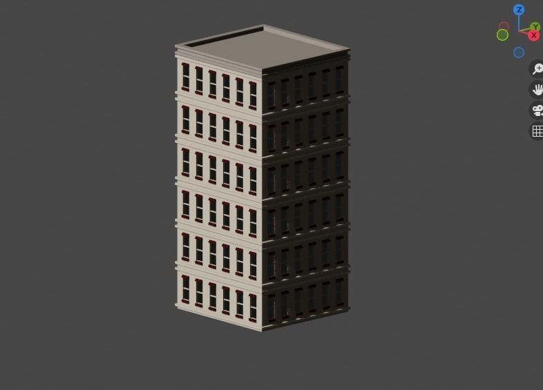 Incredible Pack Realistics Buildings Low-poly 3D model_37