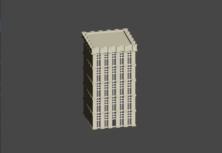 Incredible Pack Realistics Buildings Low-poly 3D model_111