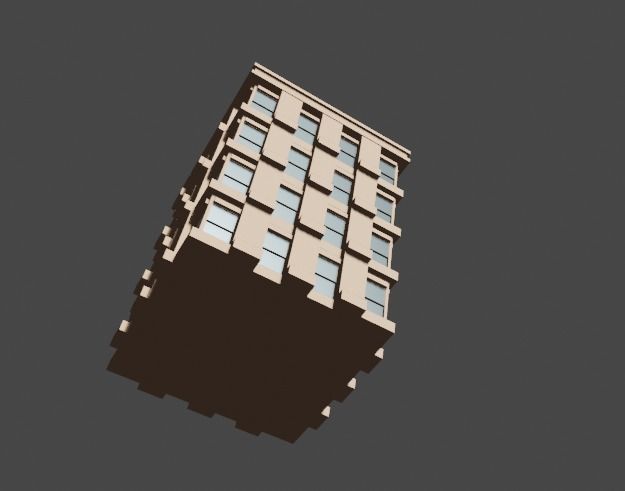 Incredible Pack Realistics Buildings Low-poly 3D model_76