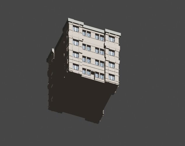Incredible Pack Realistics Buildings Low-poly 3D model_42