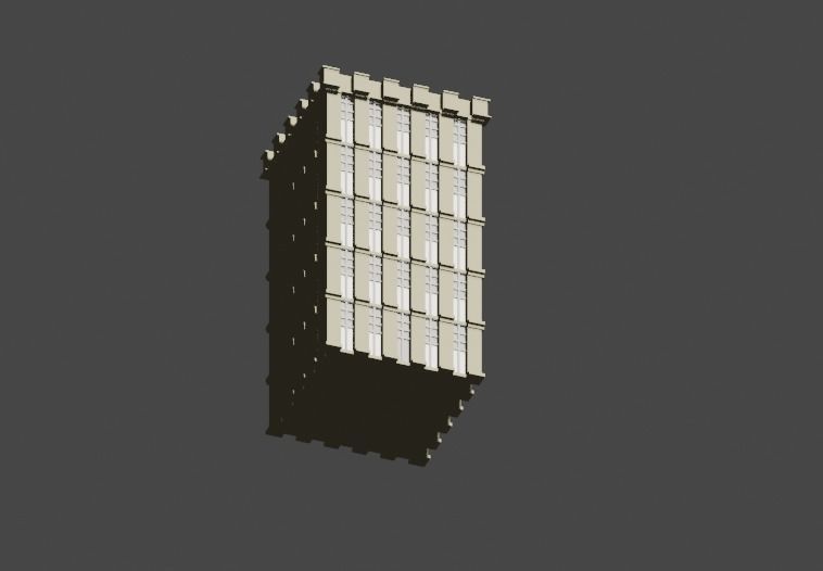 Incredible Pack Realistics Buildings Low-poly 3D model_118