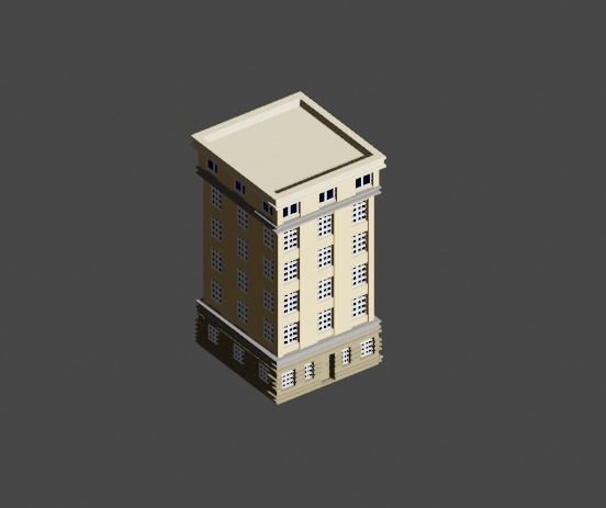 Incredible Pack Realistics Buildings Low-poly 3D model_16