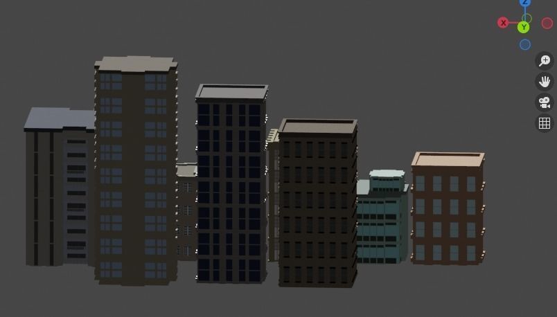 Incredible Pack Realistics Buildings Low-poly 3D model_51