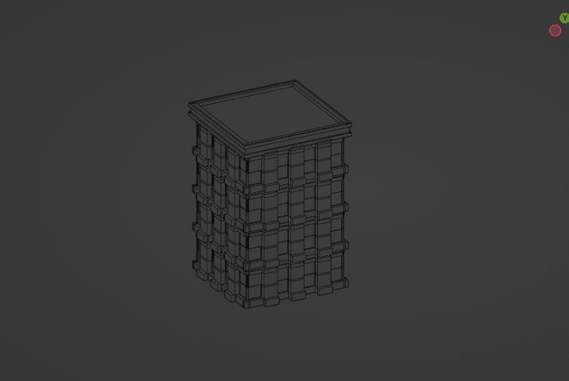 Incredible Pack Realistics Buildings Low-poly 3D model_22