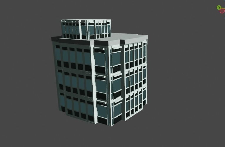 Incredible Pack Realistics Buildings Low-poly 3D model_98