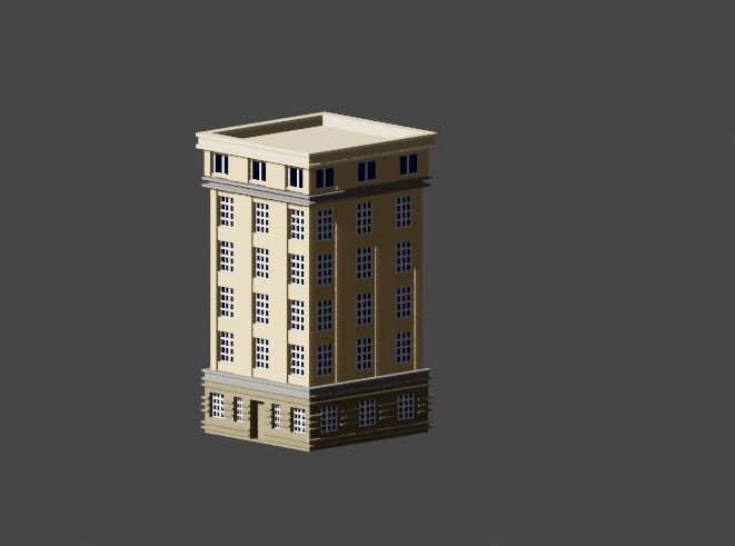 Incredible Pack Realistics Buildings Low-poly 3D model_25