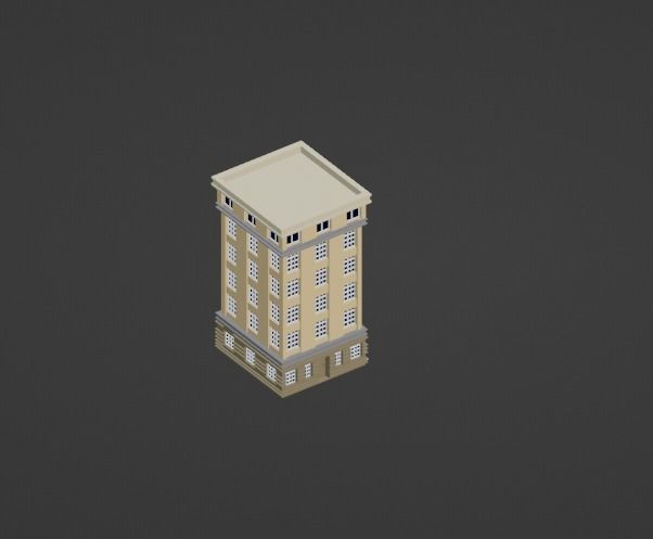 Incredible Pack Realistics Buildings Low-poly 3D model_24