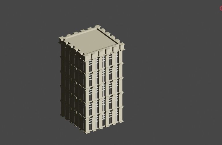 Incredible Pack Realistics Buildings Low-poly 3D model_60