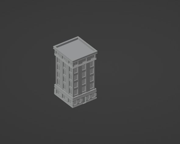 Incredible Pack Realistics Buildings Low-poly 3D model_6