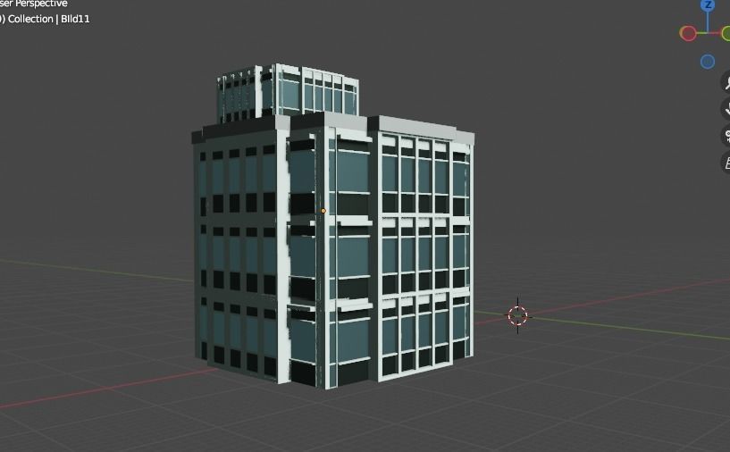Incredible Pack Realistics Buildings Low-poly 3D model_97