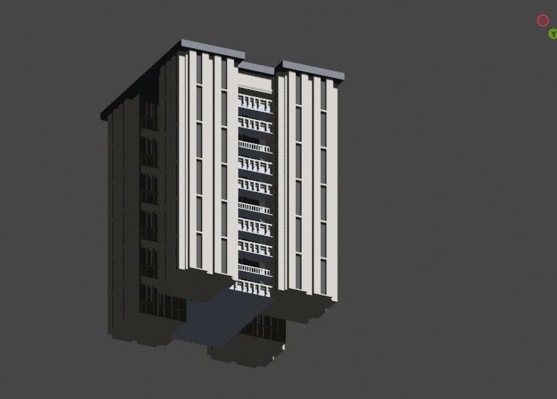 Incredible Pack Realistics Buildings Low-poly 3D model_59