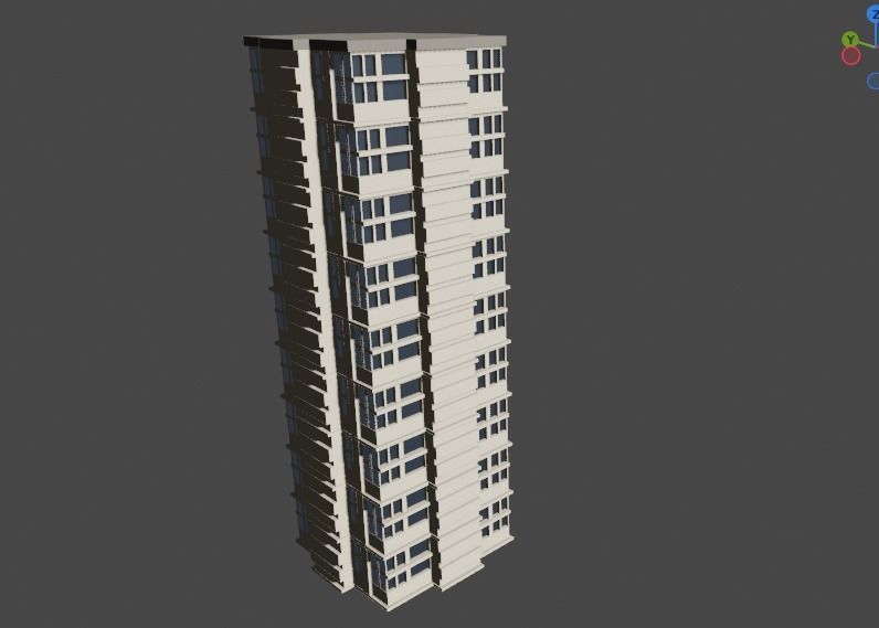 Incredible Pack Realistics Buildings Low-poly 3D model_84