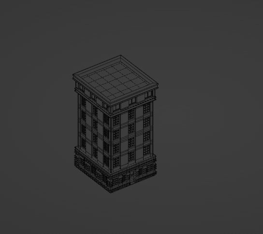 Incredible Pack Realistics Buildings Low-poly 3D model_9