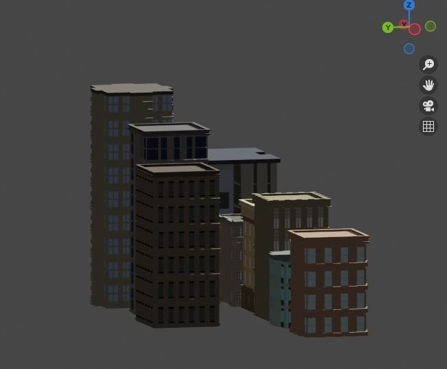 Incredible Pack Realistics Buildings Low-poly 3D model_31