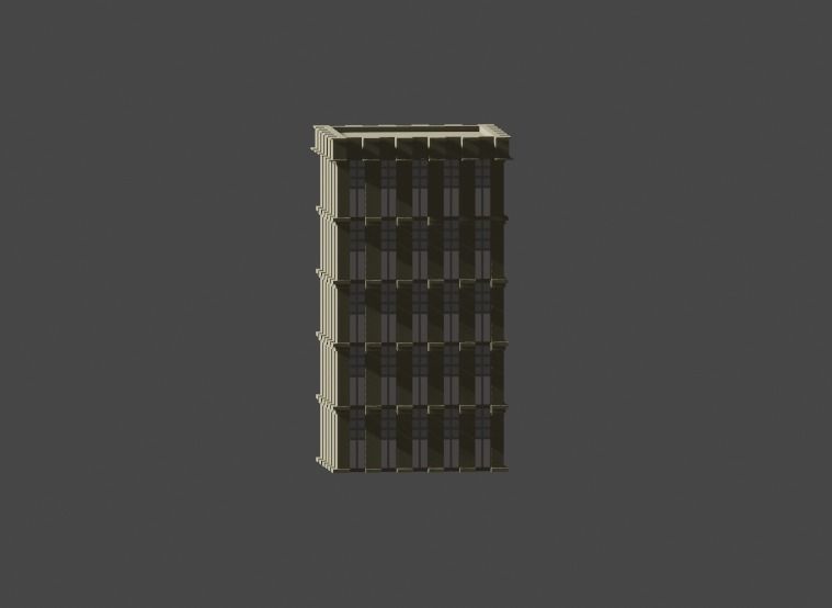 Incredible Pack Realistics Buildings Low-poly 3D model_126