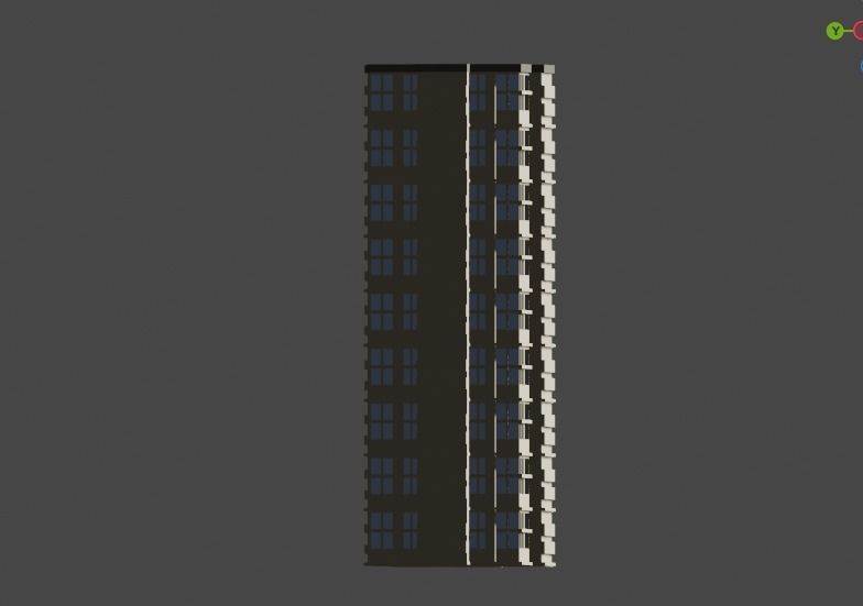 Incredible Pack Realistics Buildings Low-poly 3D model_93