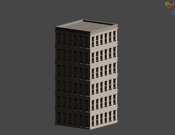 Incredible Pack Realistics Buildings Low-poly 3D model_38