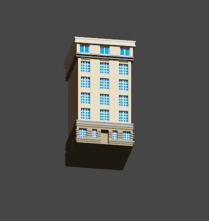 Incredible Pack Realistics Buildings Low-poly 3D model_35
