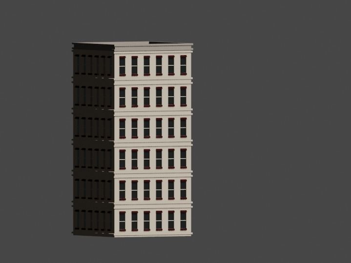 Incredible Pack Realistics Buildings Low-poly 3D model_81