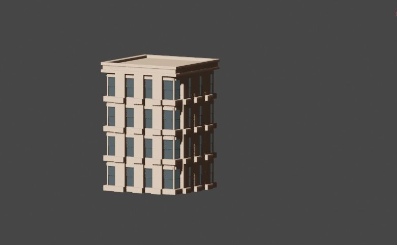 Incredible Pack Realistics Buildings Low-poly 3D model_63