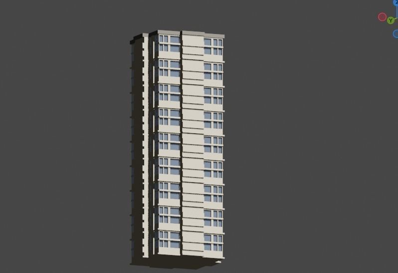 Incredible Pack Realistics Buildings Low-poly 3D model_79