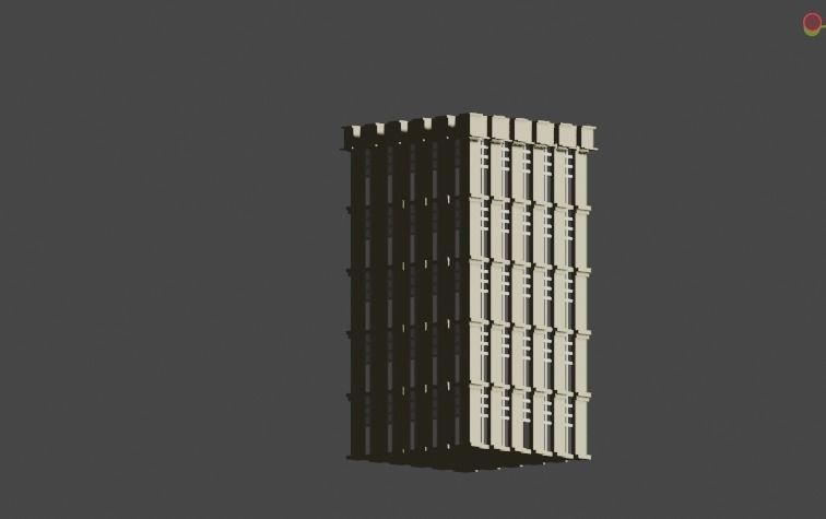 Incredible Pack Realistics Buildings Low-poly 3D model_50