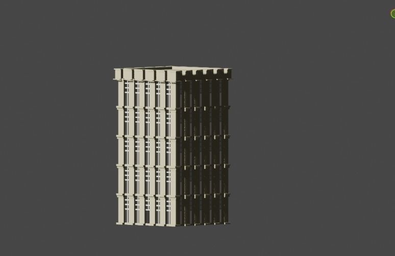 Incredible Pack Realistics Buildings Low-poly 3D model_47