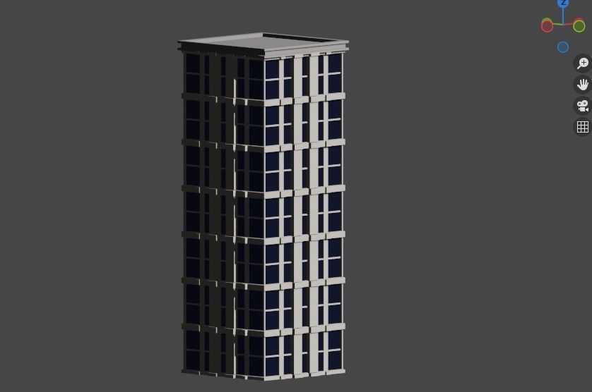 Incredible Pack Realistics Buildings Low-poly 3D model_90