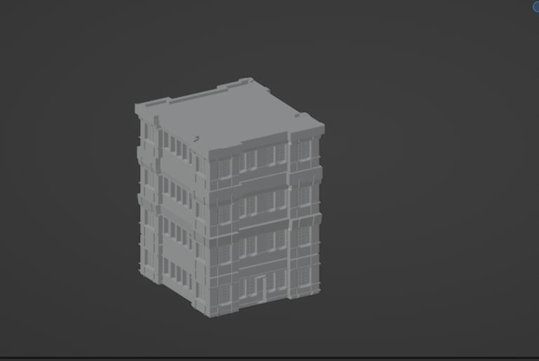 Incredible Pack Realistics Buildings Low-poly 3D model_11