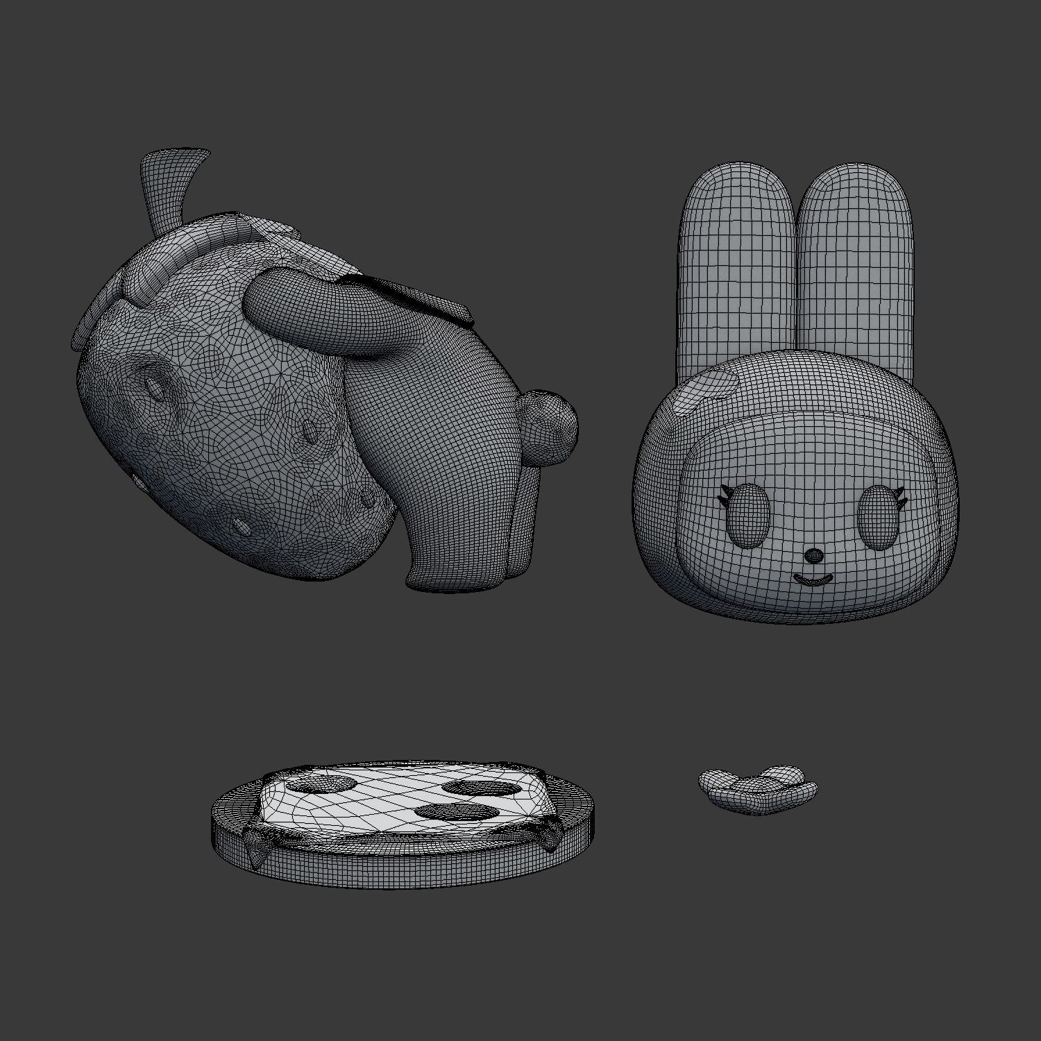 My melody Strawberry 3D print model_4