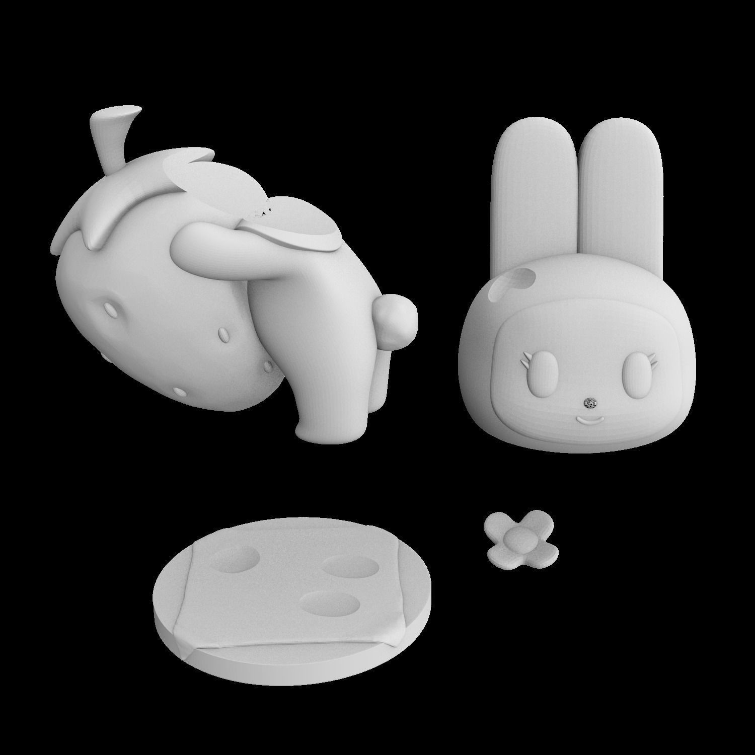 My melody Strawberry 3D print model_2