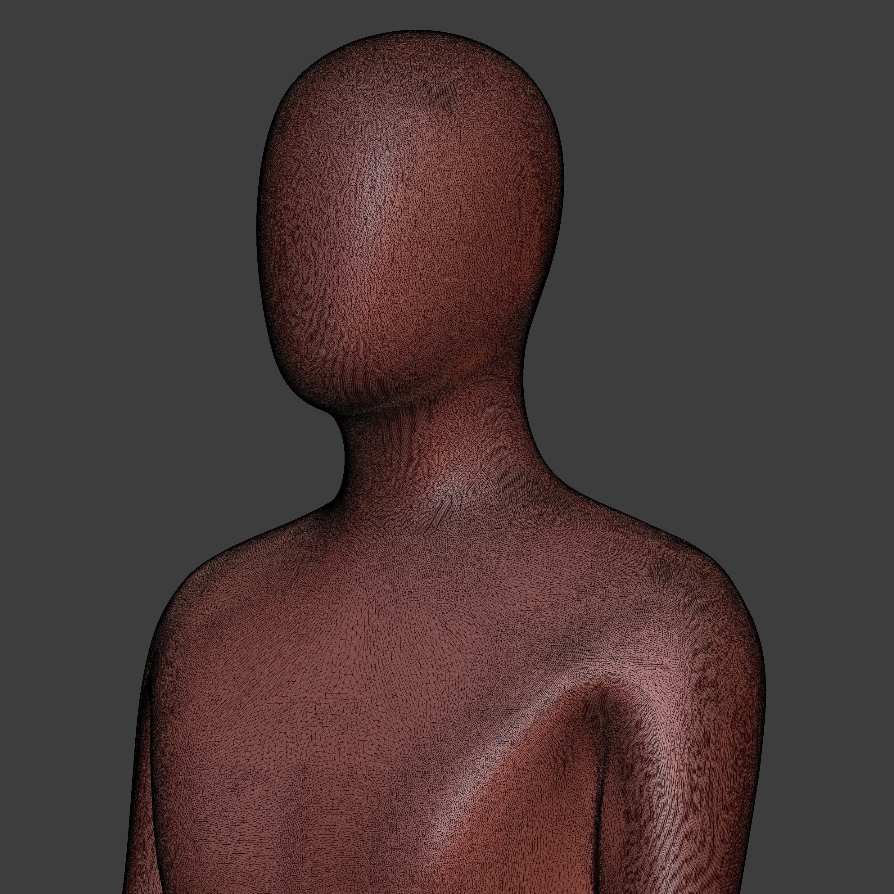 Meditation Figurine 3D print model