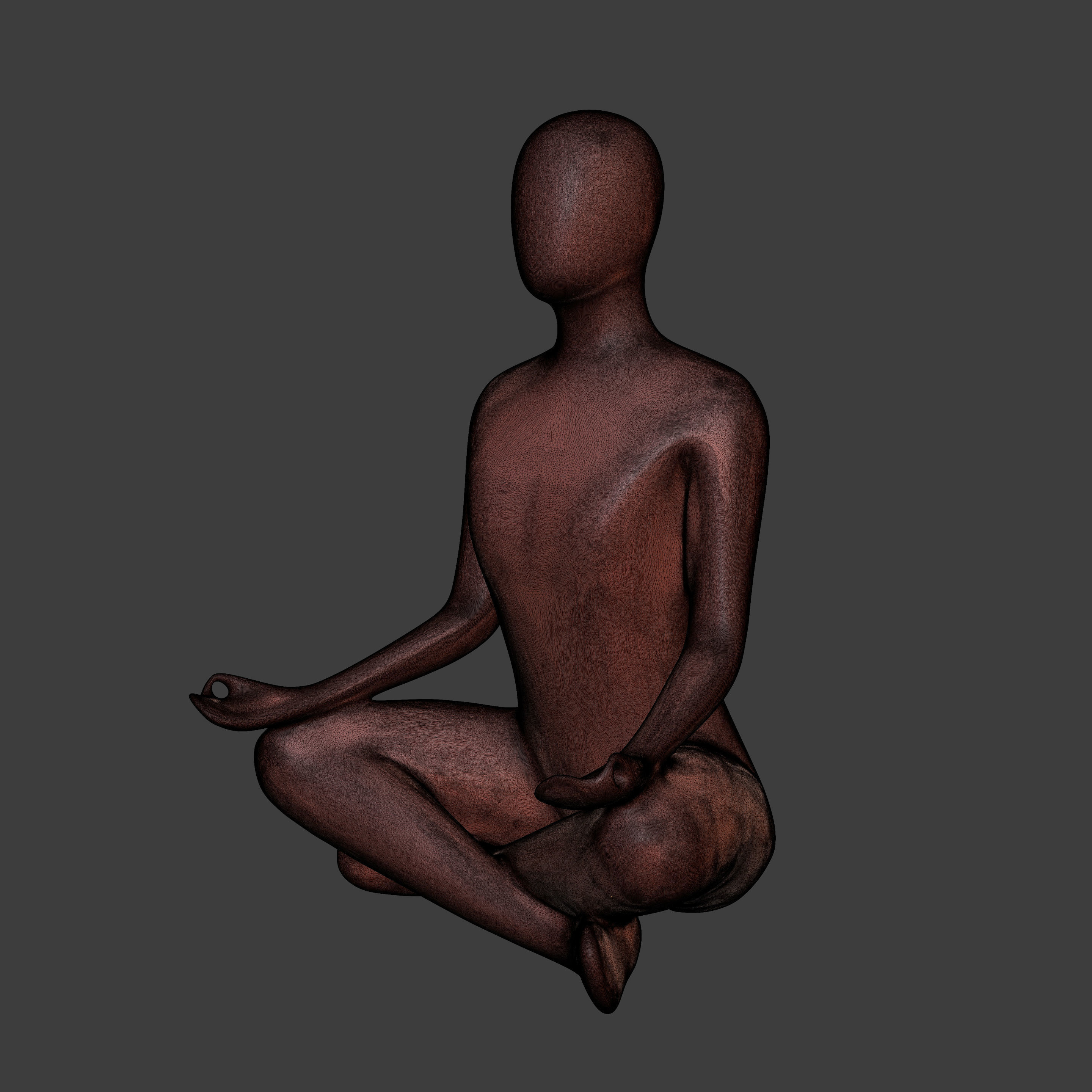Meditation Figurine 3D print model
