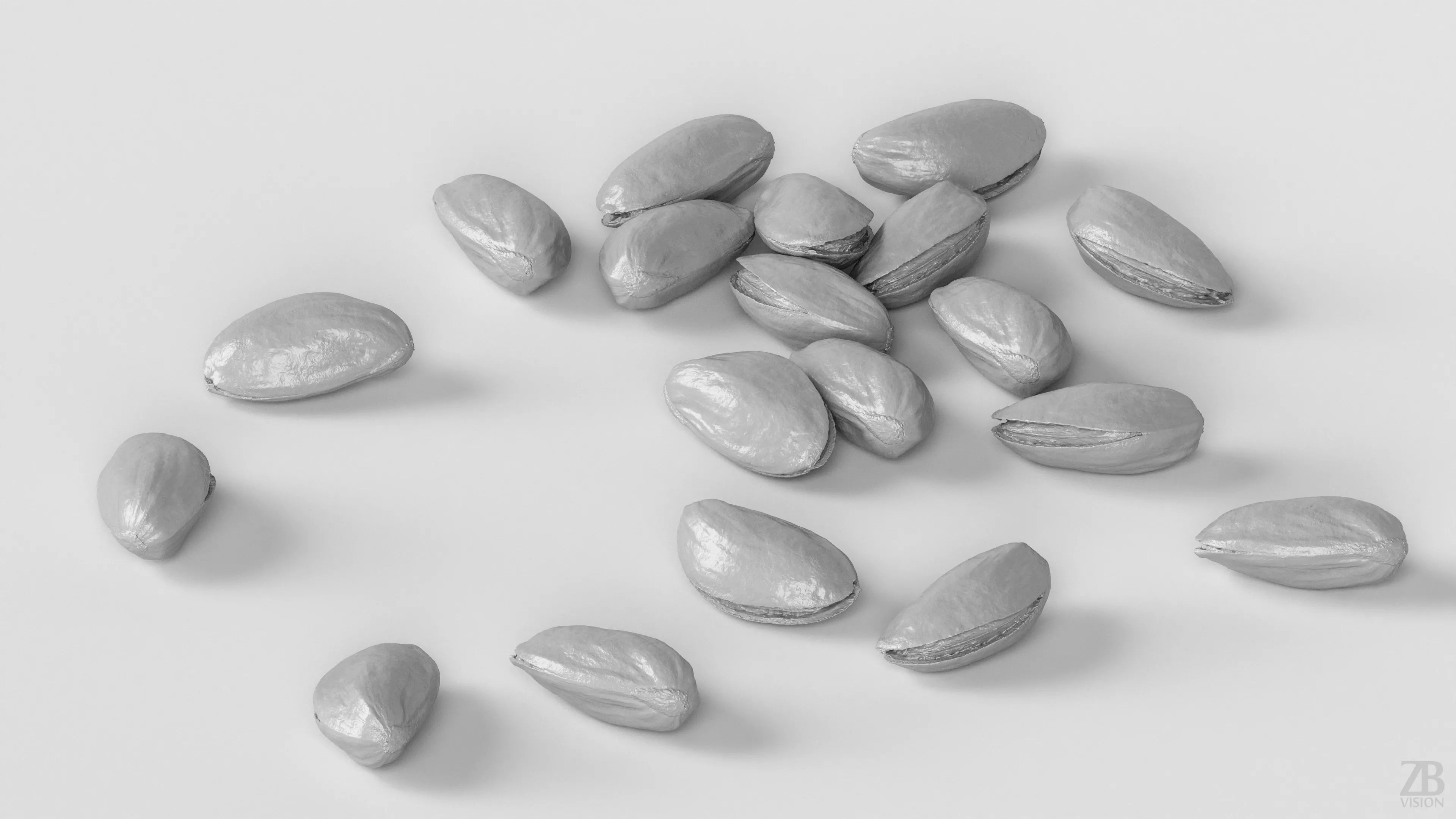 Pistachio 3D model_3