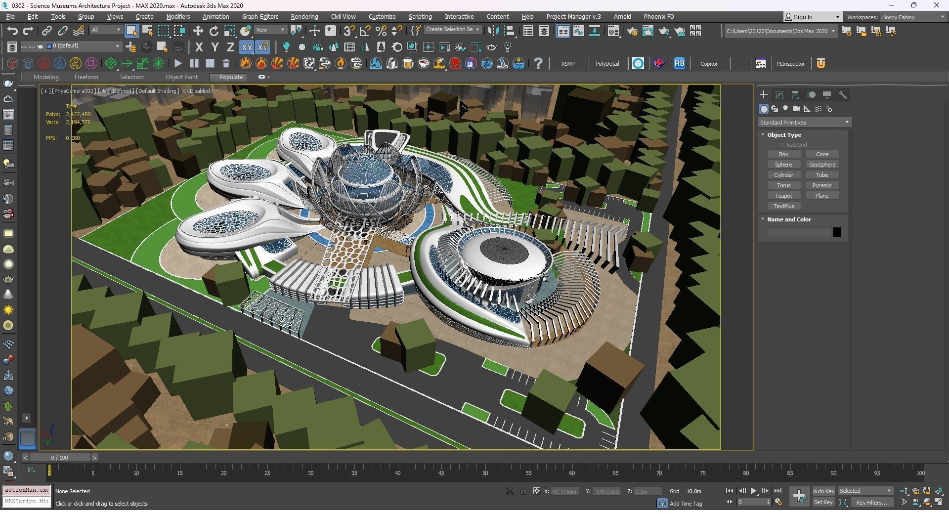 0302 - Science Museums Architecture Project - 2D-3D Files 3D model_22