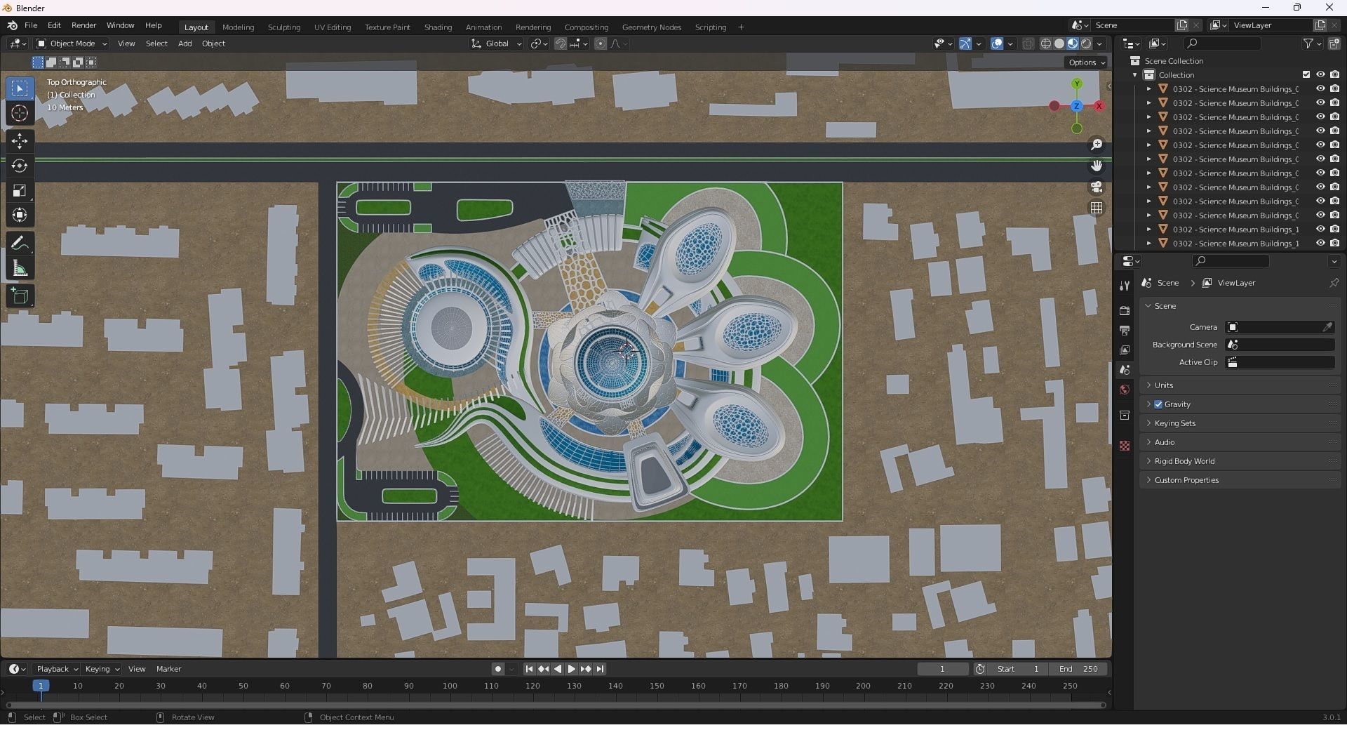 0302 - Science Museums Architecture Project - 2D-3D Files 3D model_26