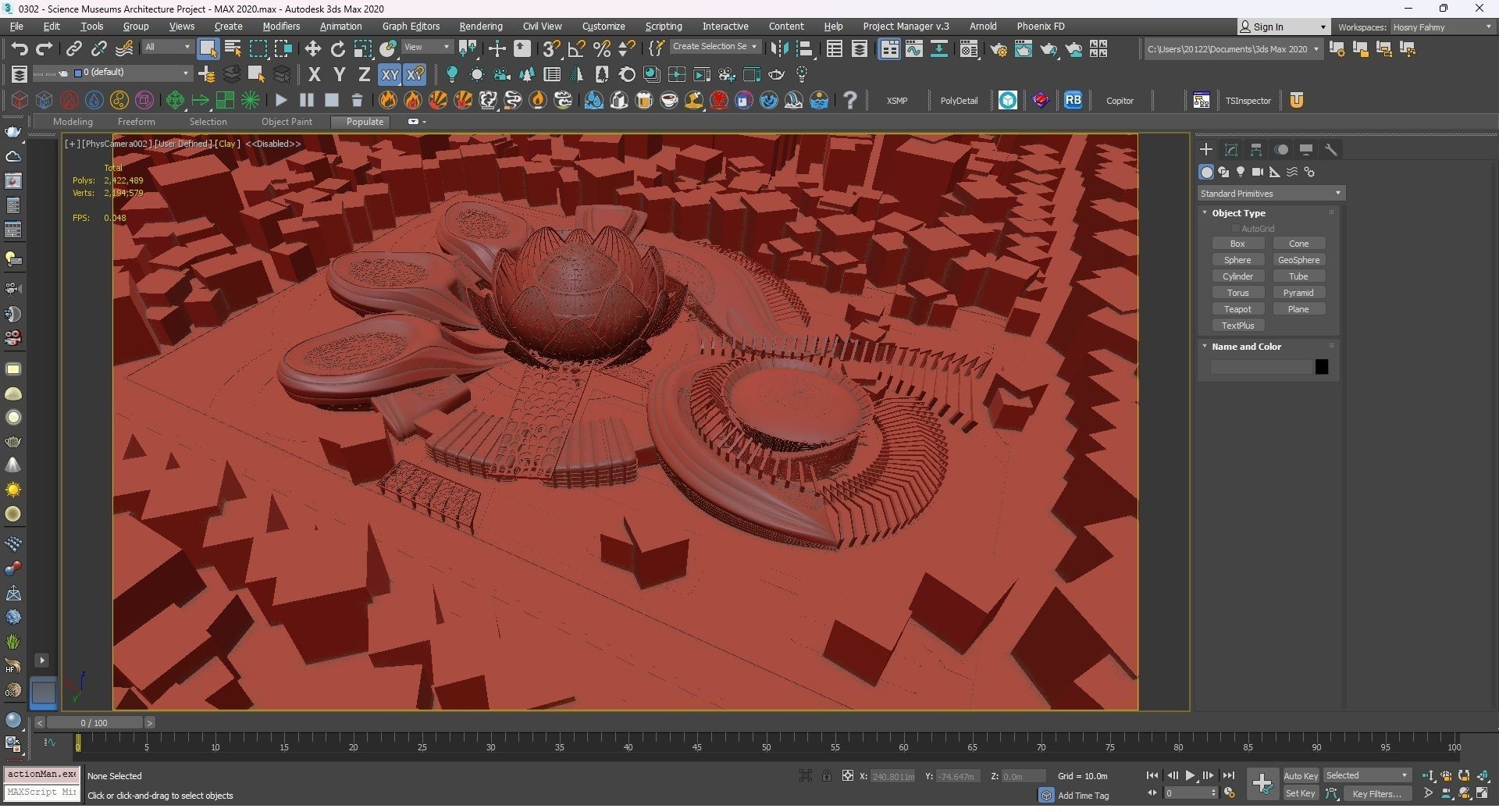 0302 - Science Museums Architecture Project - 2D-3D Files 3D model_24