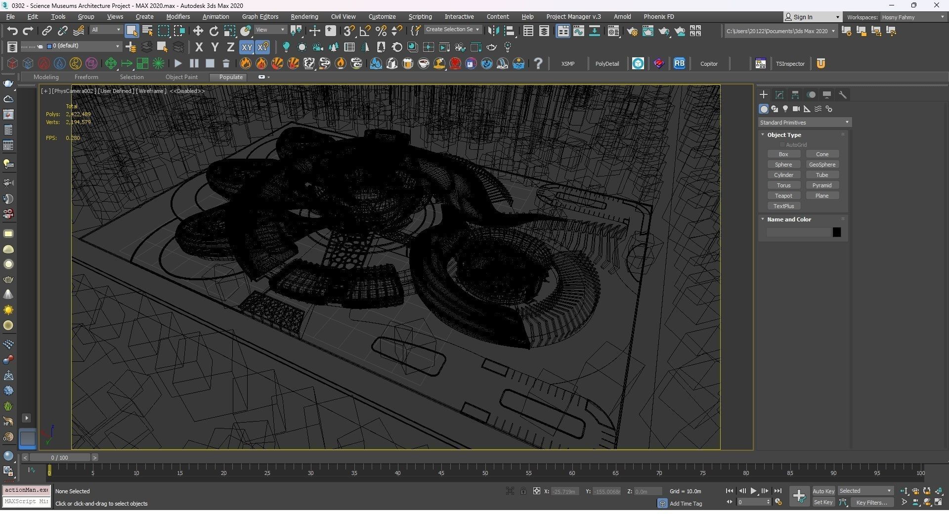0302 - Science Museums Architecture Project - 2D-3D Files 3D model_23
