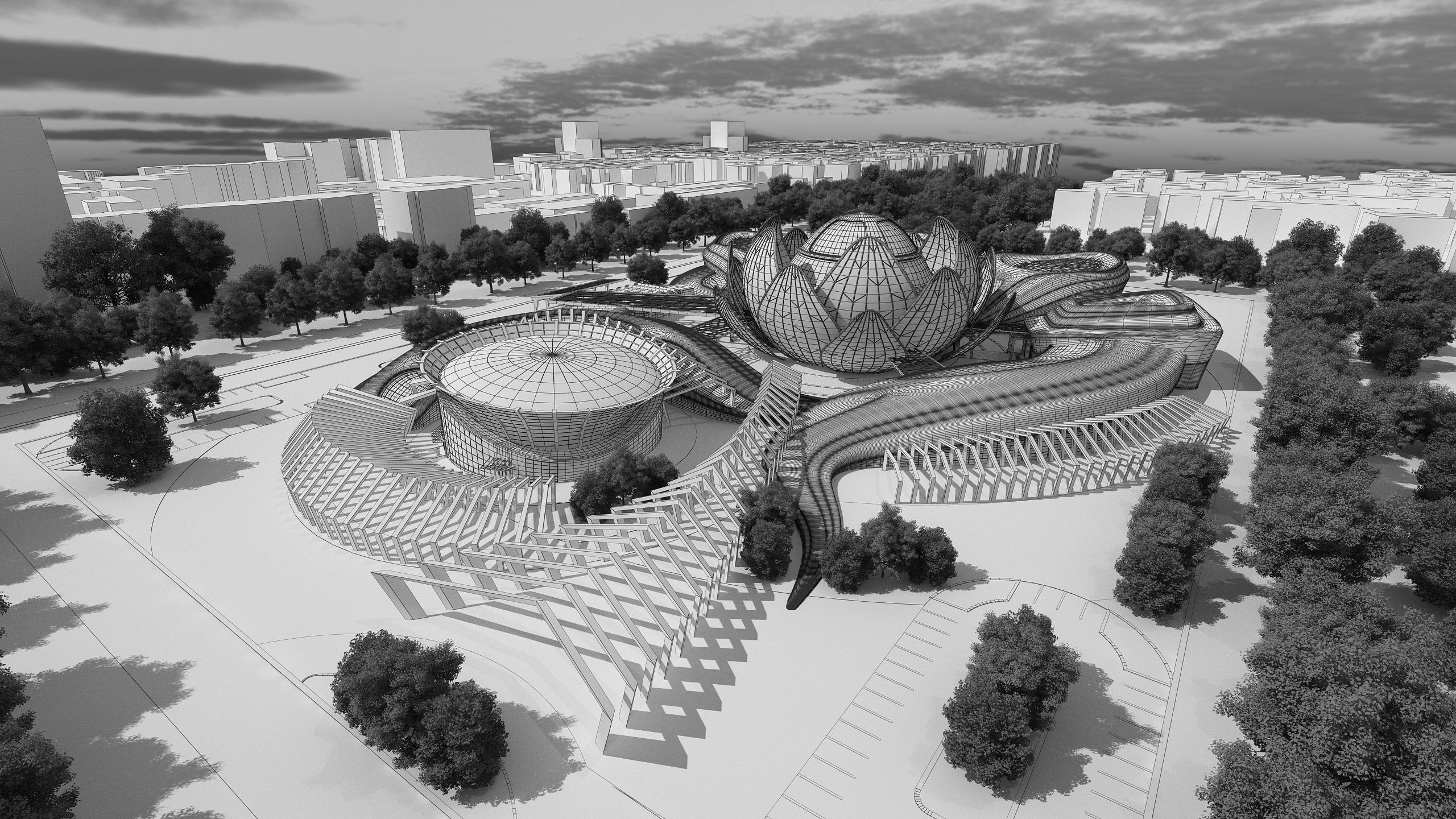 0302 - Science Museums Architecture Project - 2D-3D Files 3D model_21