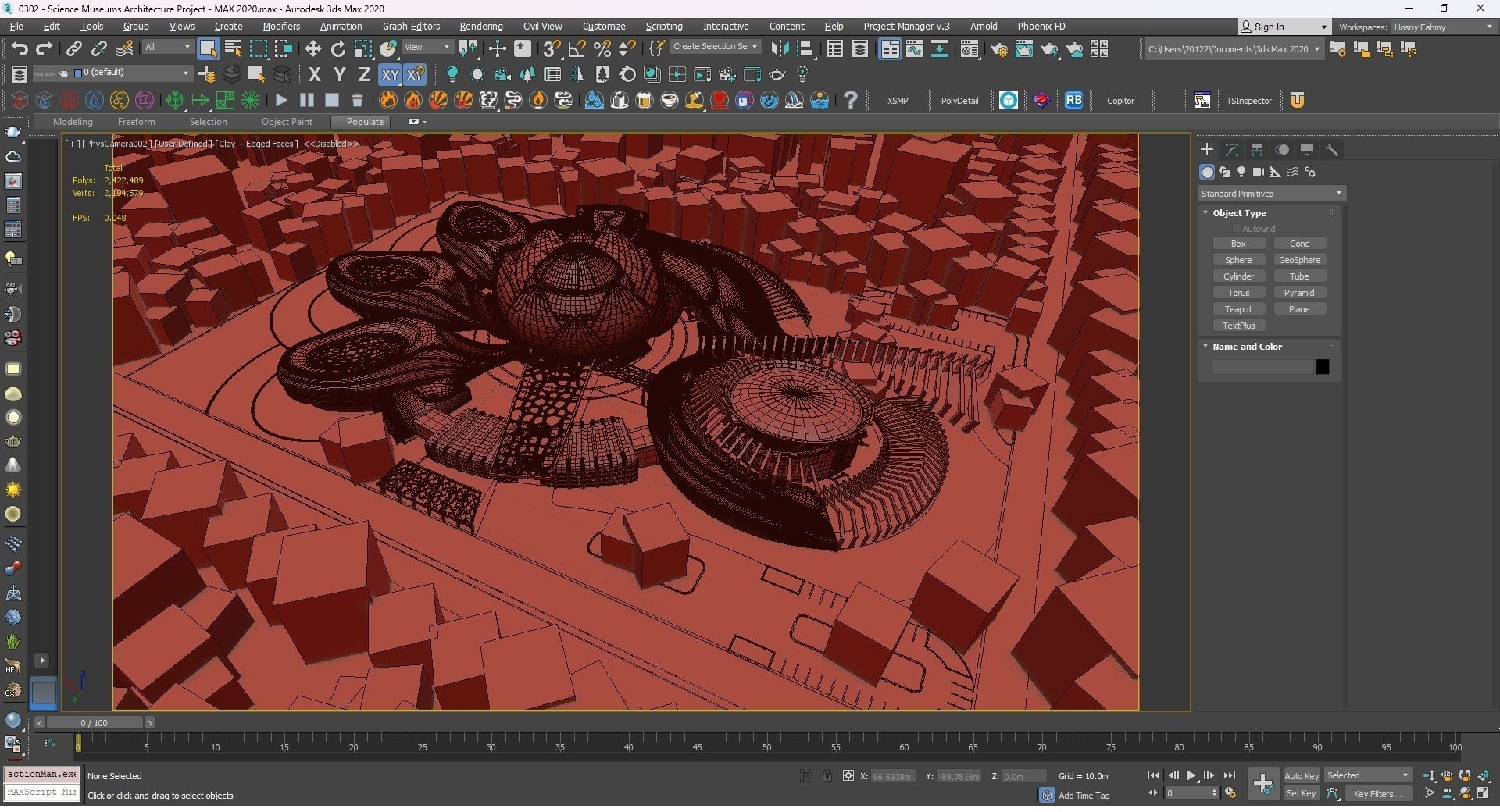 0302 - Science Museums Architecture Project - 2D-3D Files 3D model_25