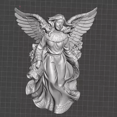 saras angel flower pot wall hanger